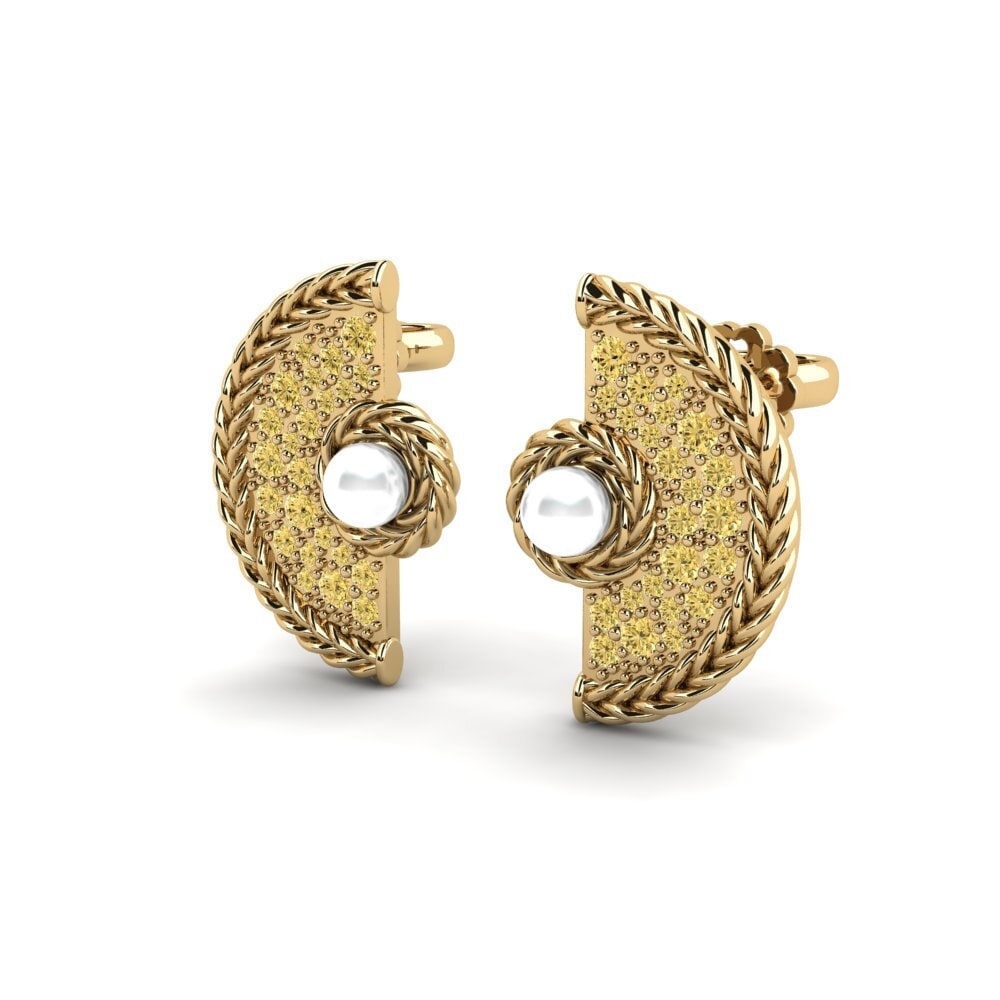 Yellow Diamond Women's Earring Goaround