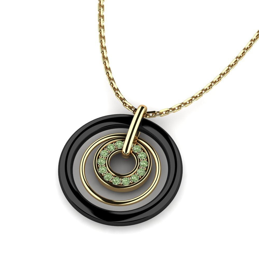 Diamante Verde Colgante de Mujer Godina