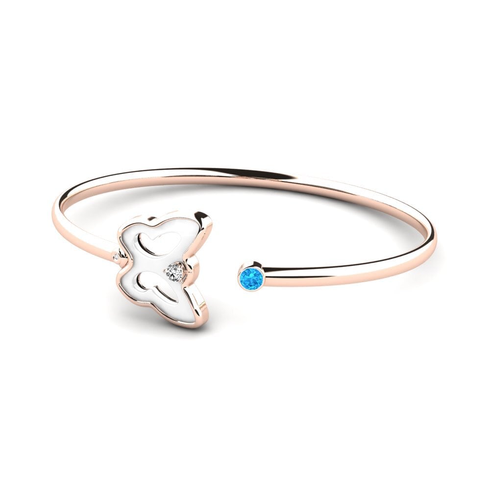 Topacio azul Pulsera de Mujer Goguen
