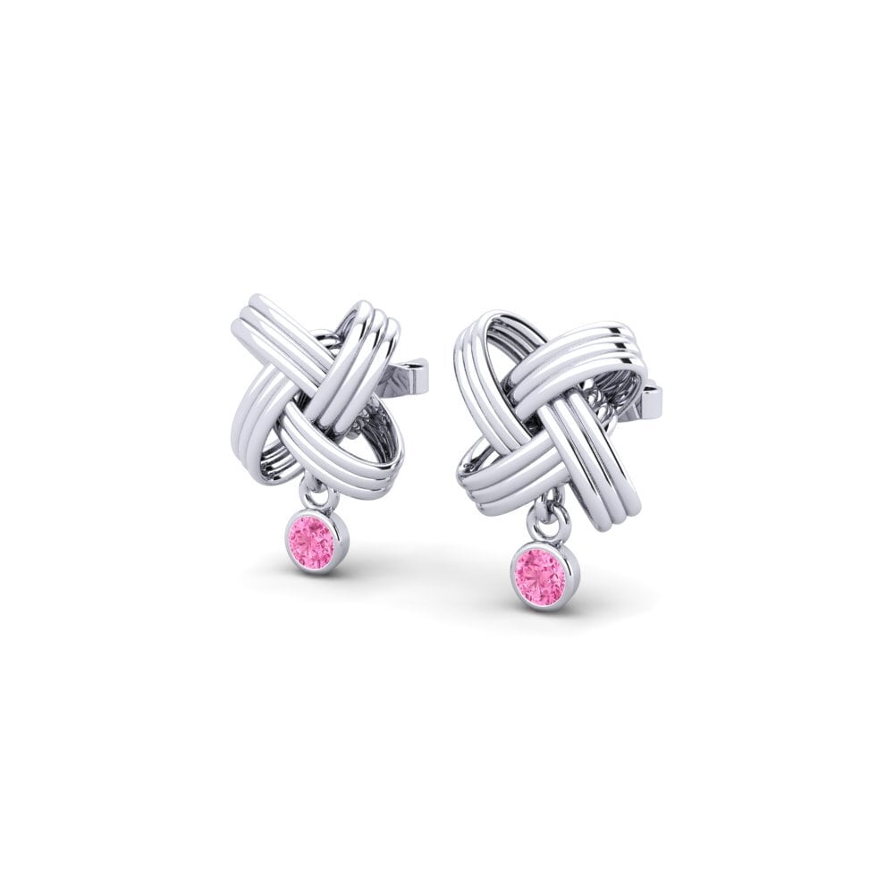 Pink Sapphire Women's Earring Golinda