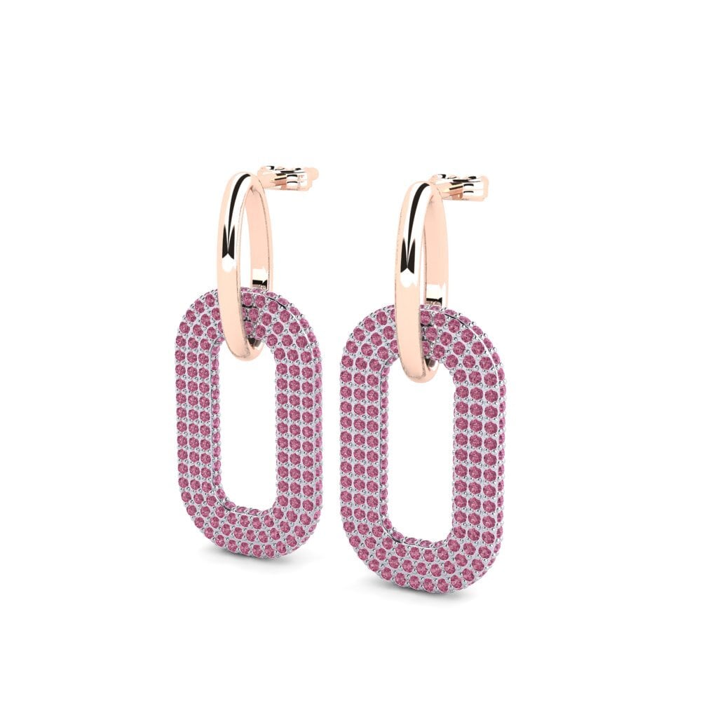 Rhodolite Garnet Women's Earring Golson