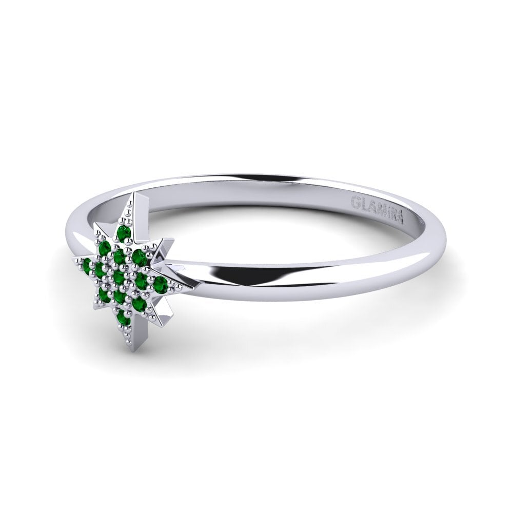 emerald-zirconia แหวน Gomeisa