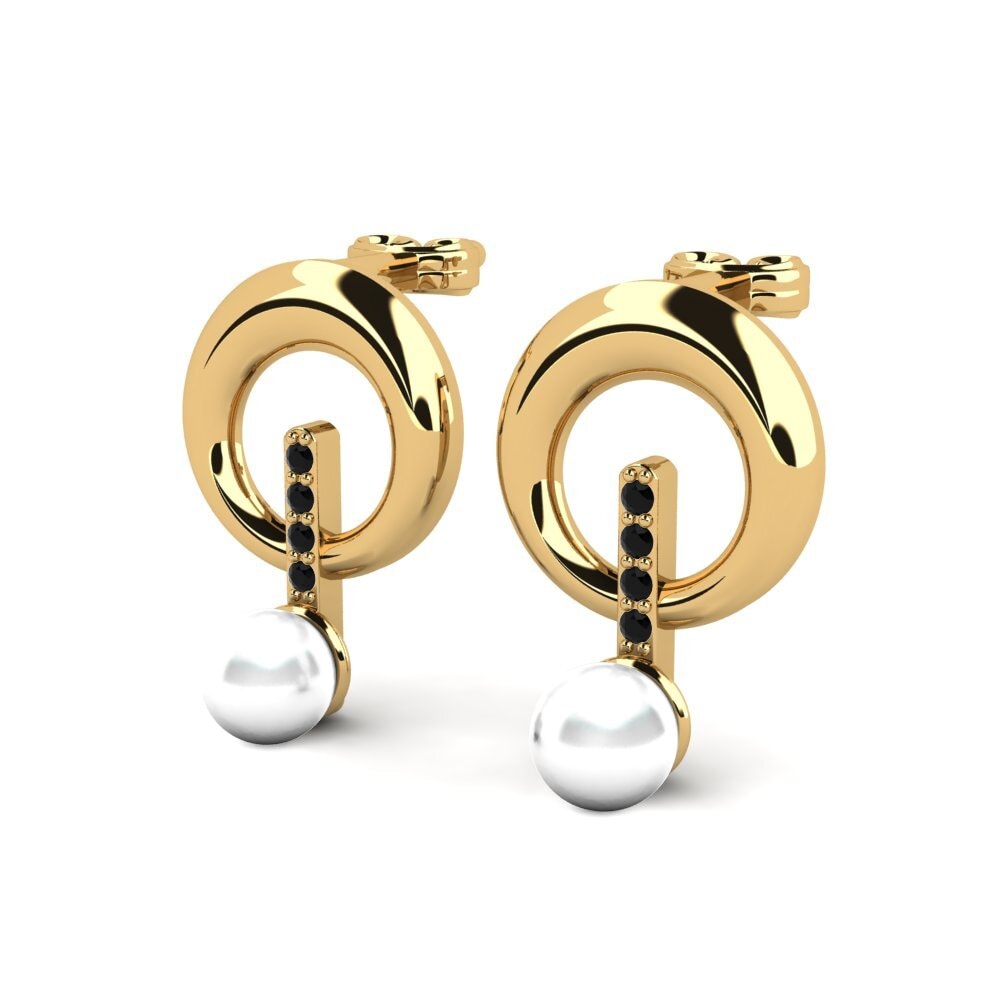 Diamante Negro Pendiente de mujer Goraidh
