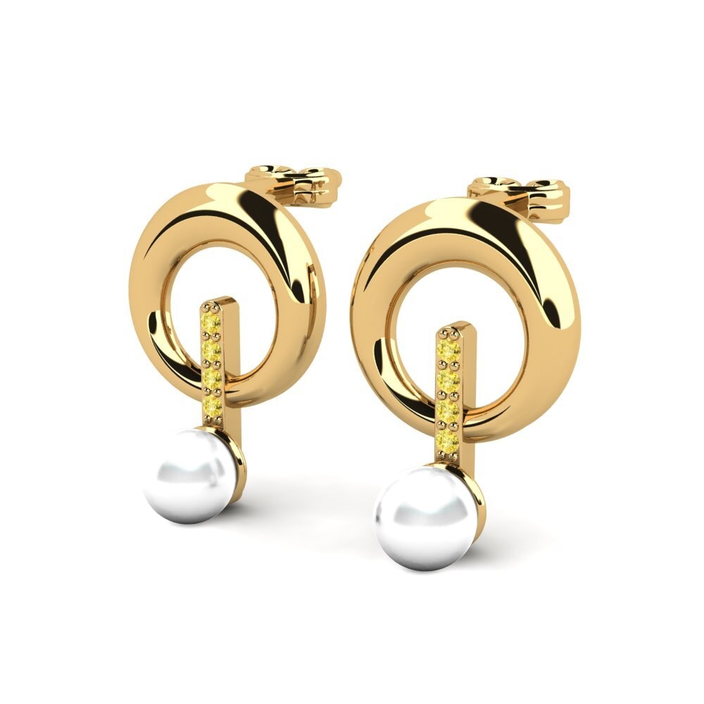 Yellow Sapphire Women's Earring Goraidh