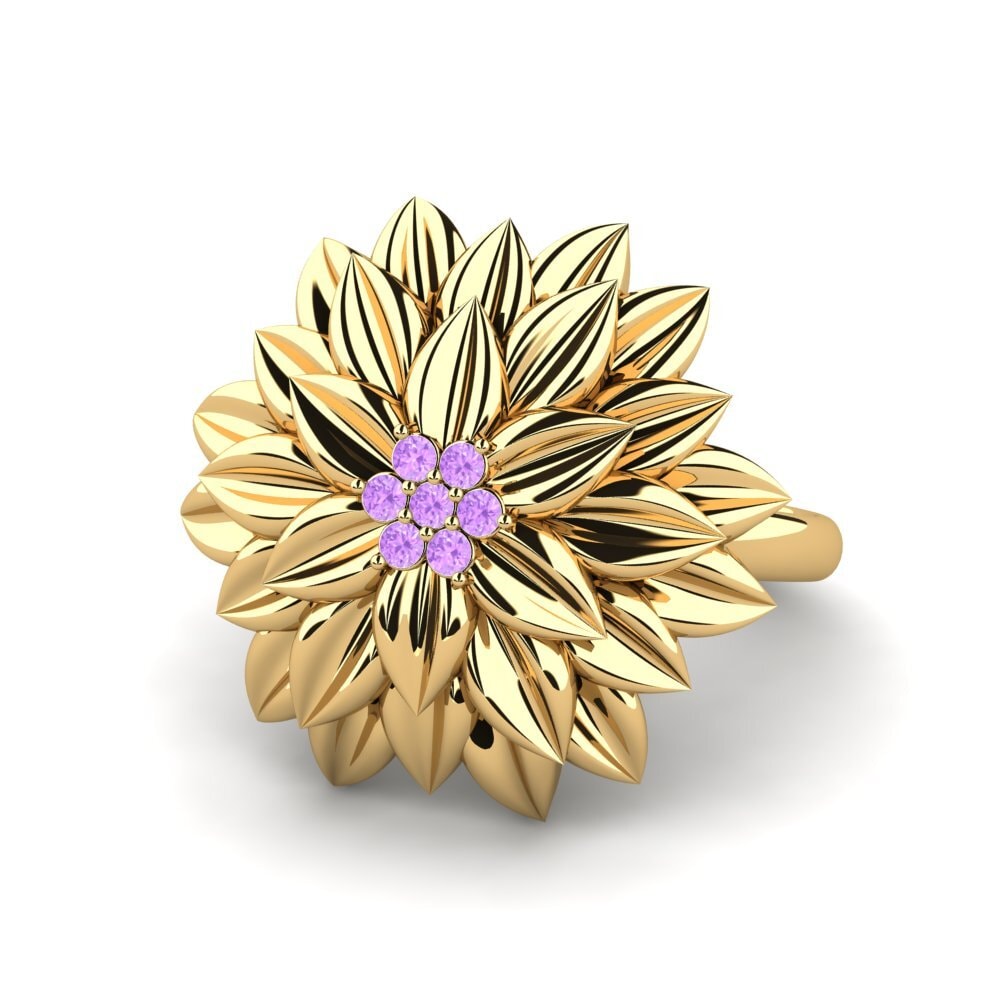 Amatista Anillo Gorica