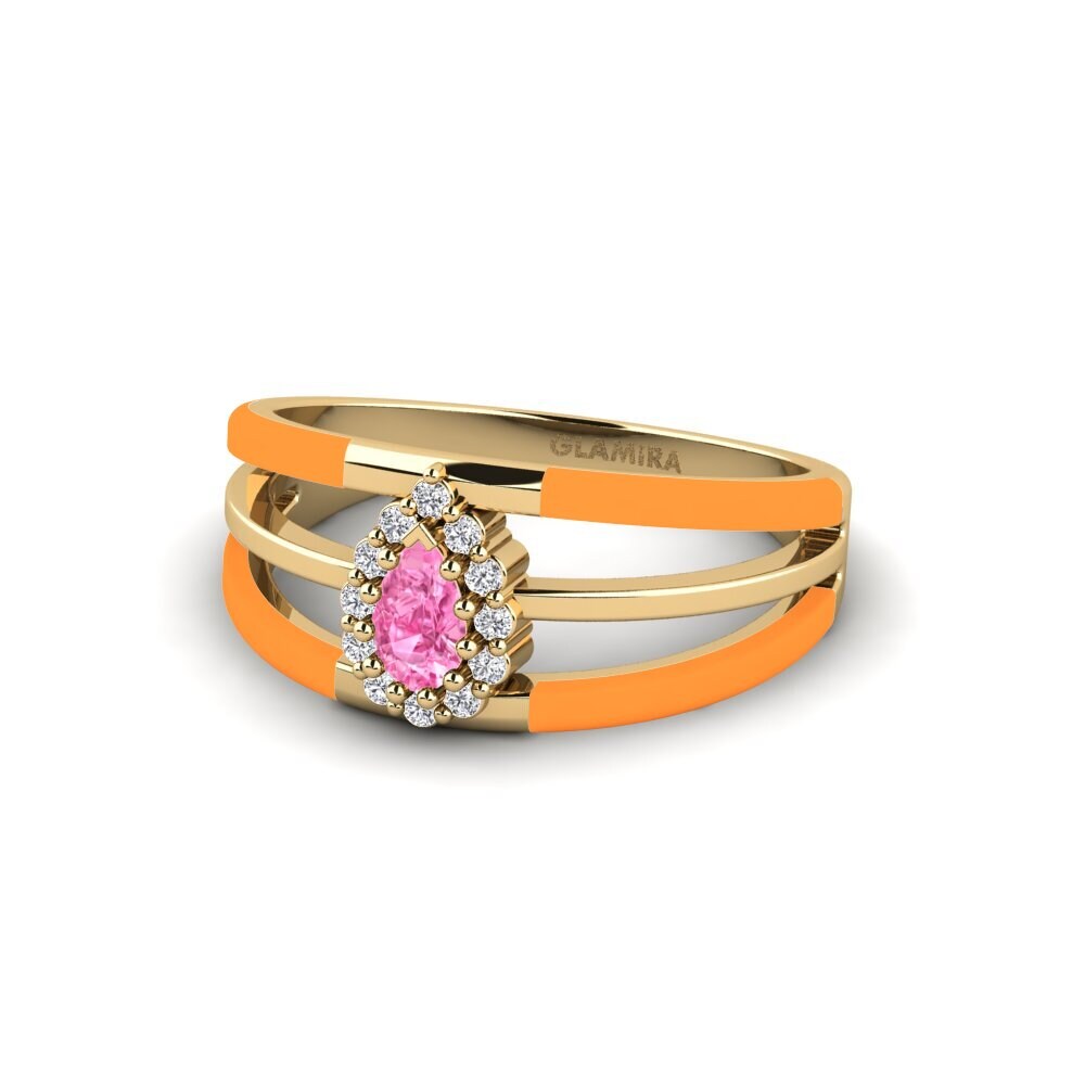 Rosa Saphir Ring Gost