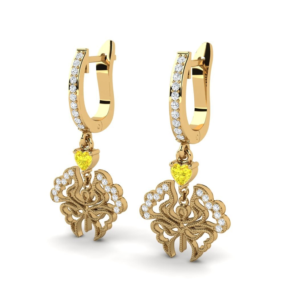 Yellow Sapphire Earring Goudeauso