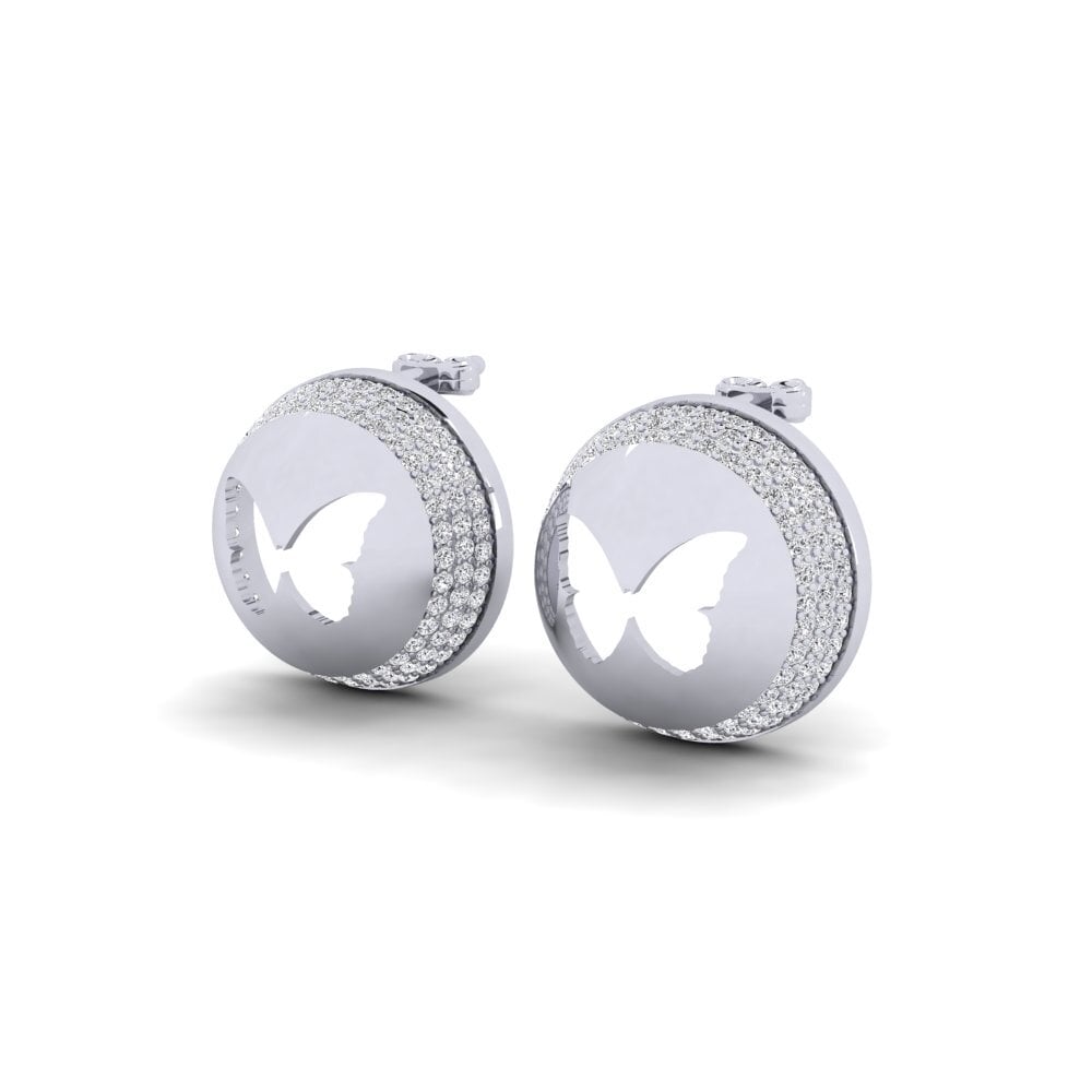 Laboratorium Gekweekte Diamant Dames Oorbellen Goujon
