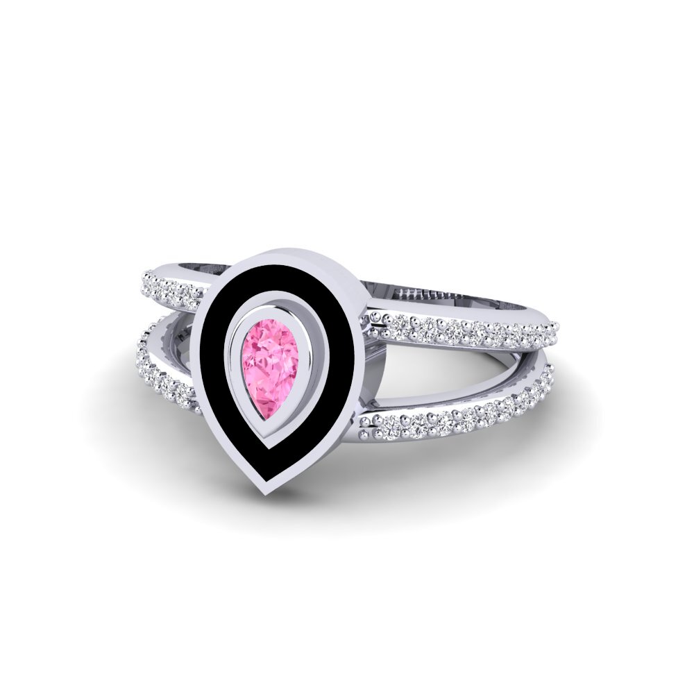 Rosa Saphir Ring Gouyave