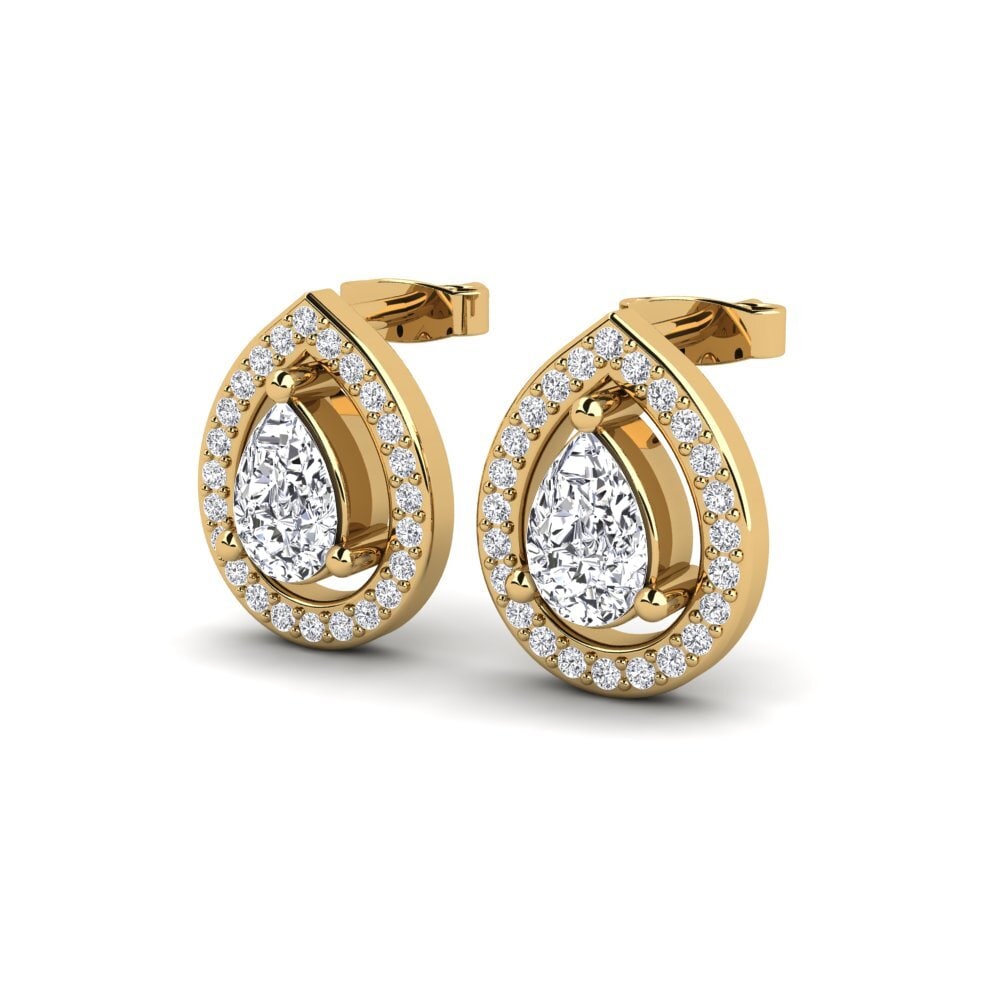 14ct Yellow Gold Women's Earring Gow