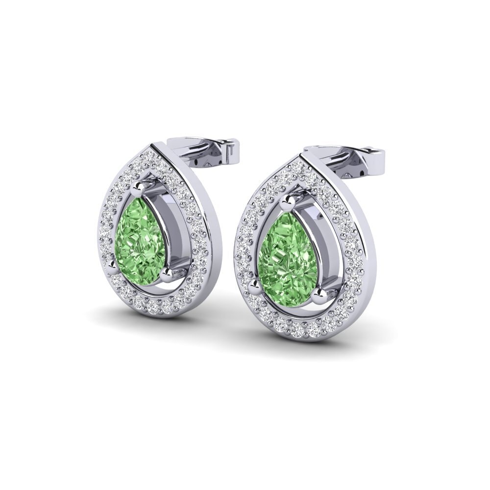 Green Diamond Women's Earring Gow
