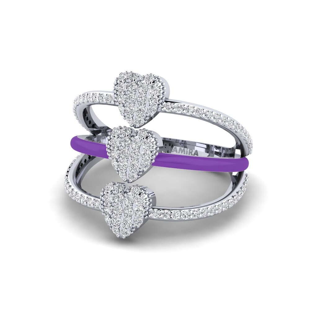 950 Platin Ring Gozoa