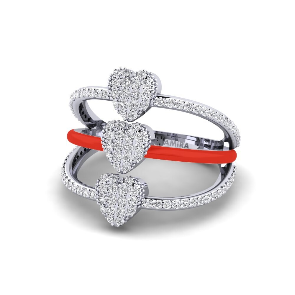 Weißgold 375 Ring Gozoa