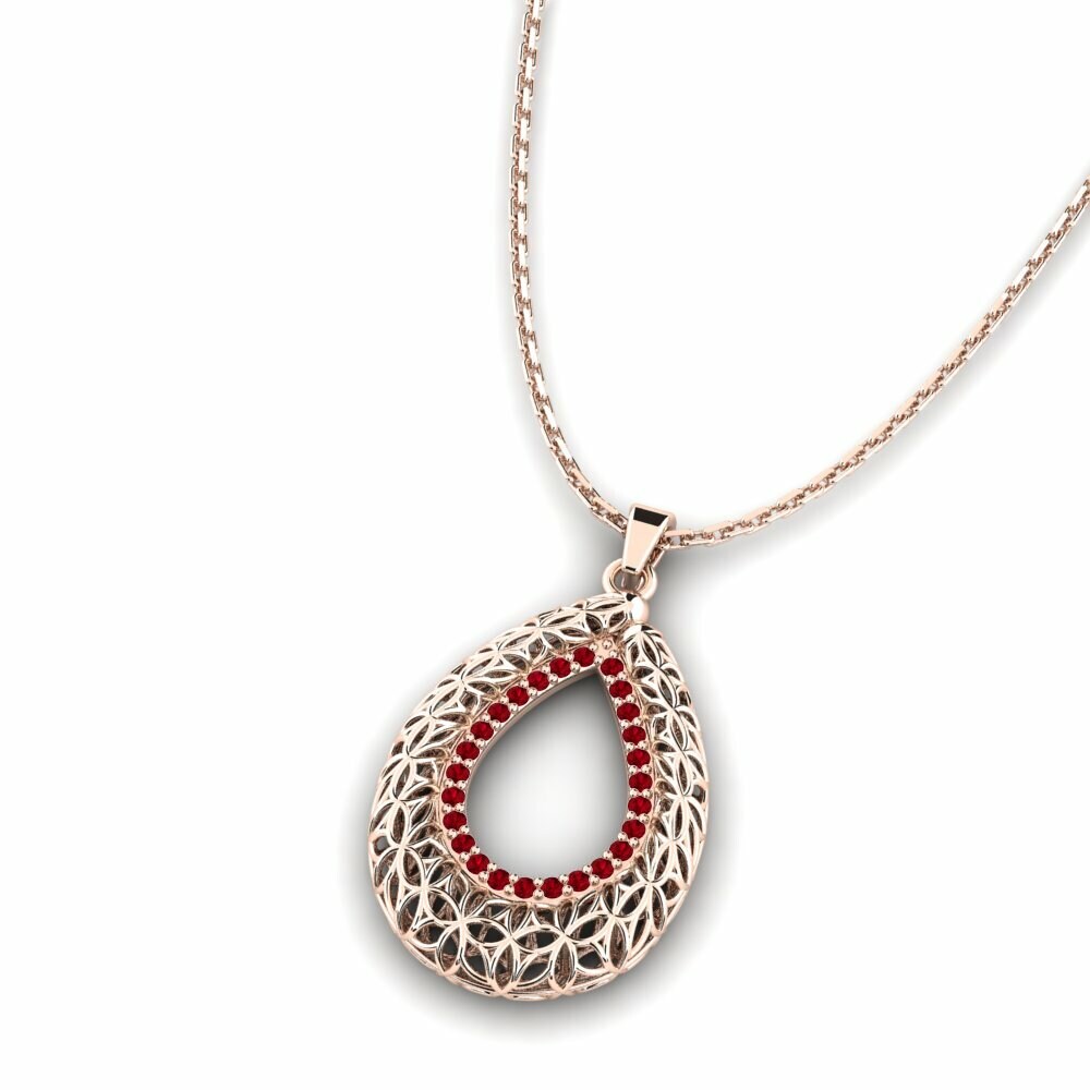 Circonita Roja Colgante de Mujer Gracia