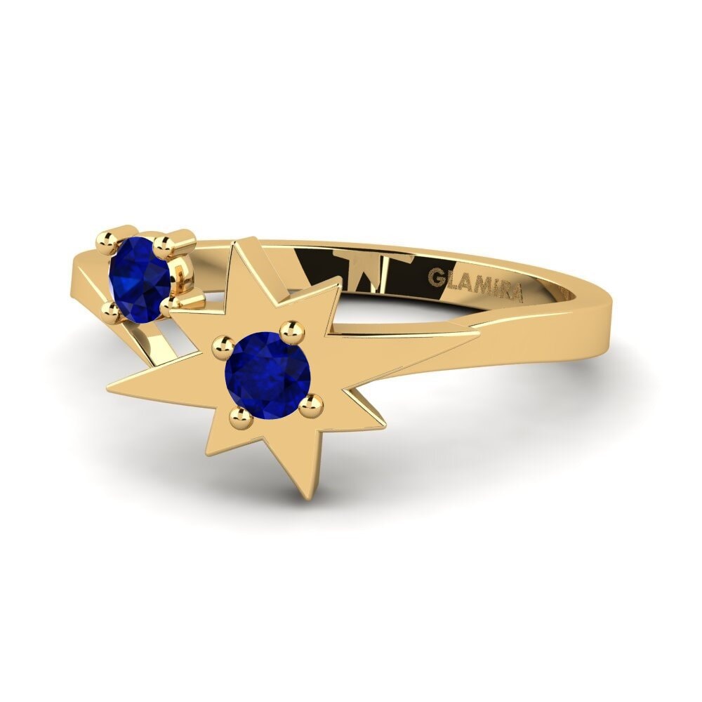 Saphir Ring Grafias