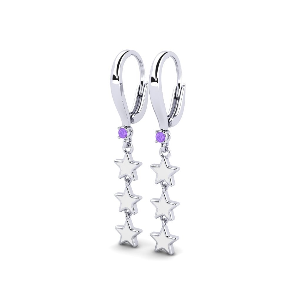 Amethyst Earring Grafico