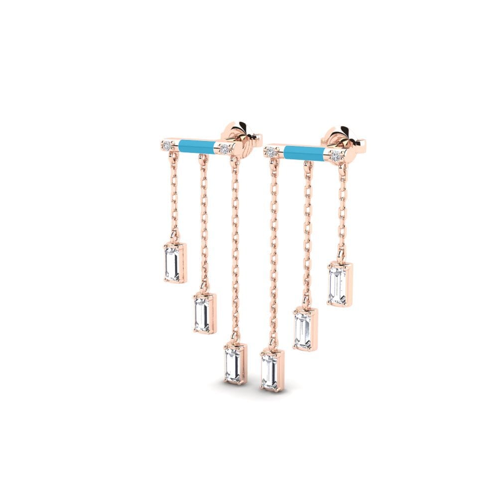 14k Rose Gold Women's Earring Grandes