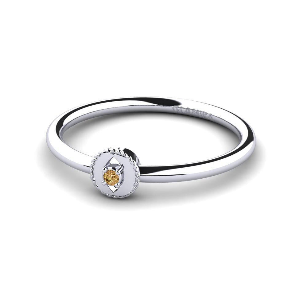 Brown Diamond Ring Grappe