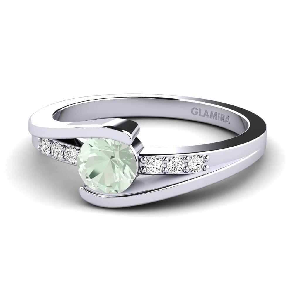 Amatista verde Anillo de compromiso Gredel