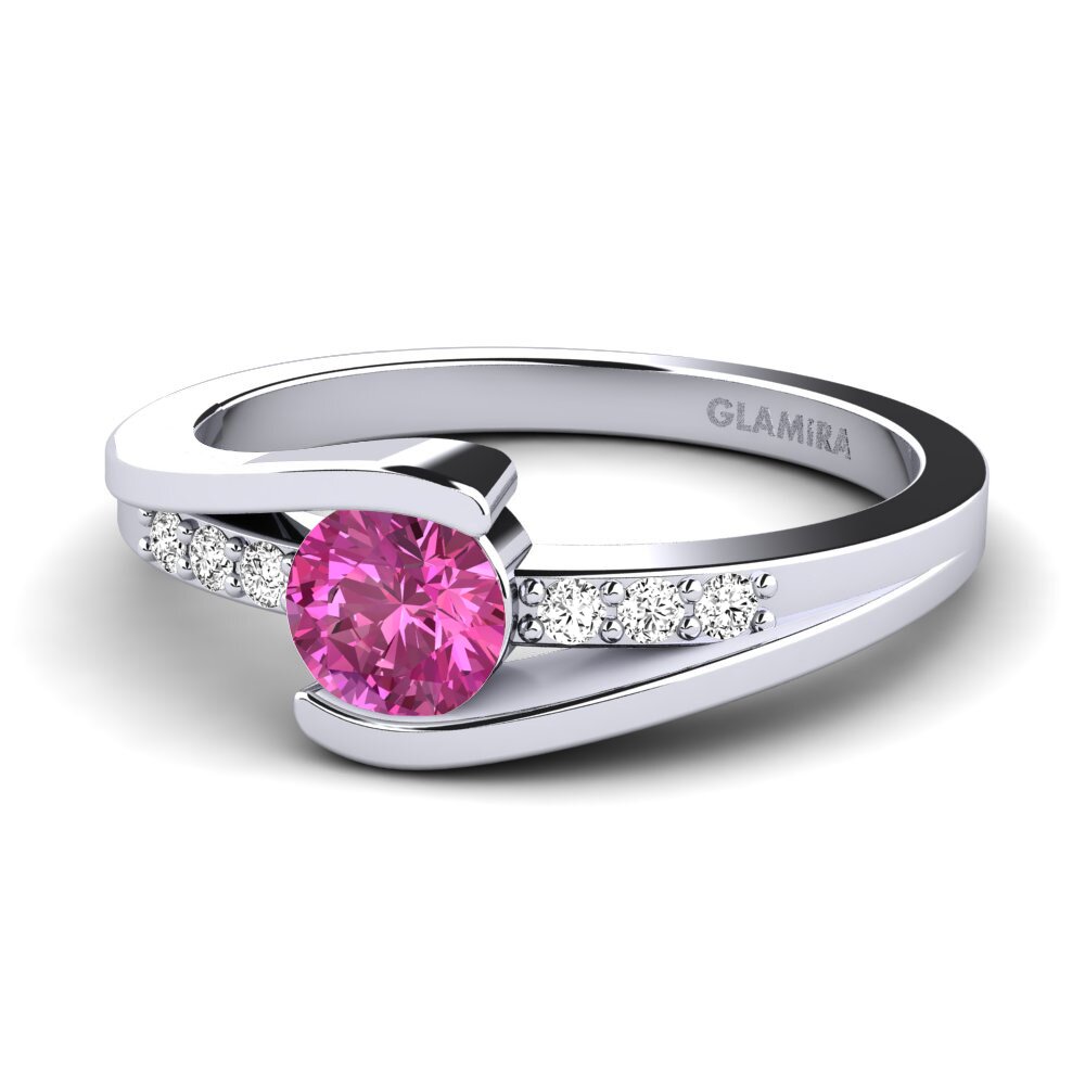 Topacio Rosa Anillo de compromiso Gredel