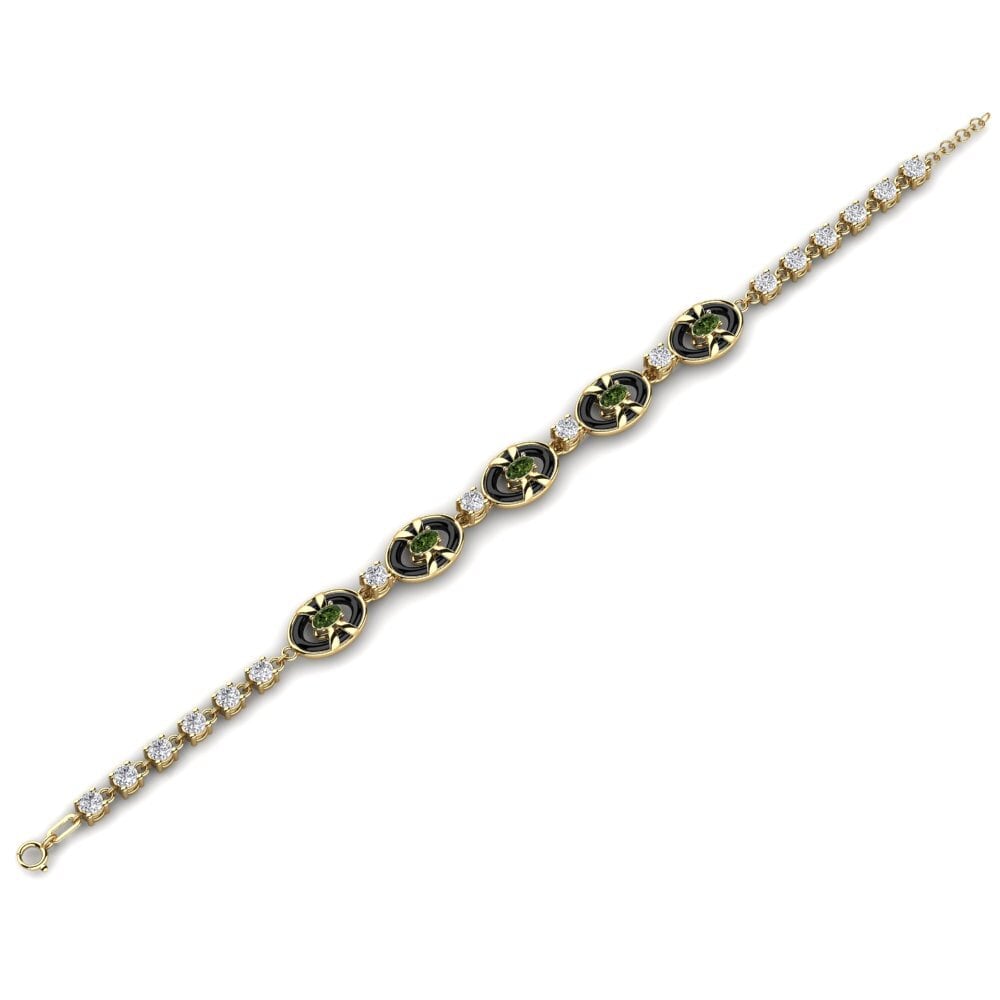 Zafiro Verde Pulsera de Mujer Greening