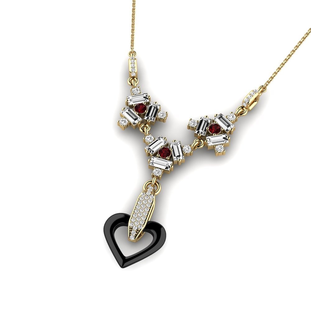 Garnet Women's Necklace Gresa
