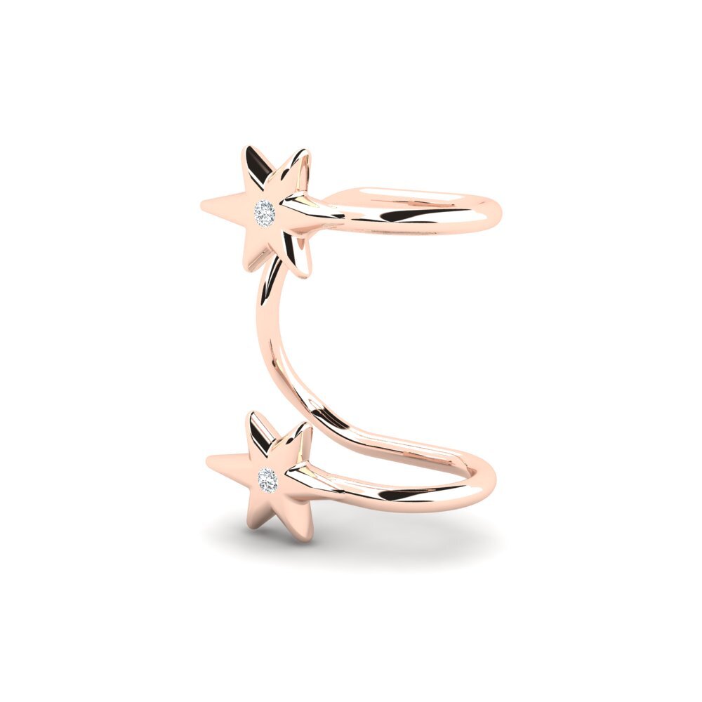 14K Rood Goud Dames Oorbellen Gretcha