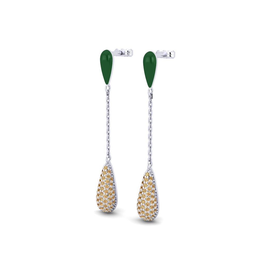 Brown Diamond Women's Earring Grincant