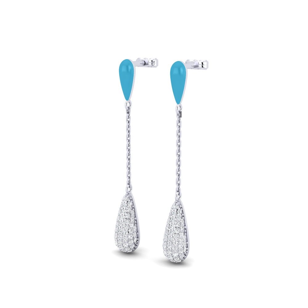 Zircone Boucle d'oreille femme Grincant