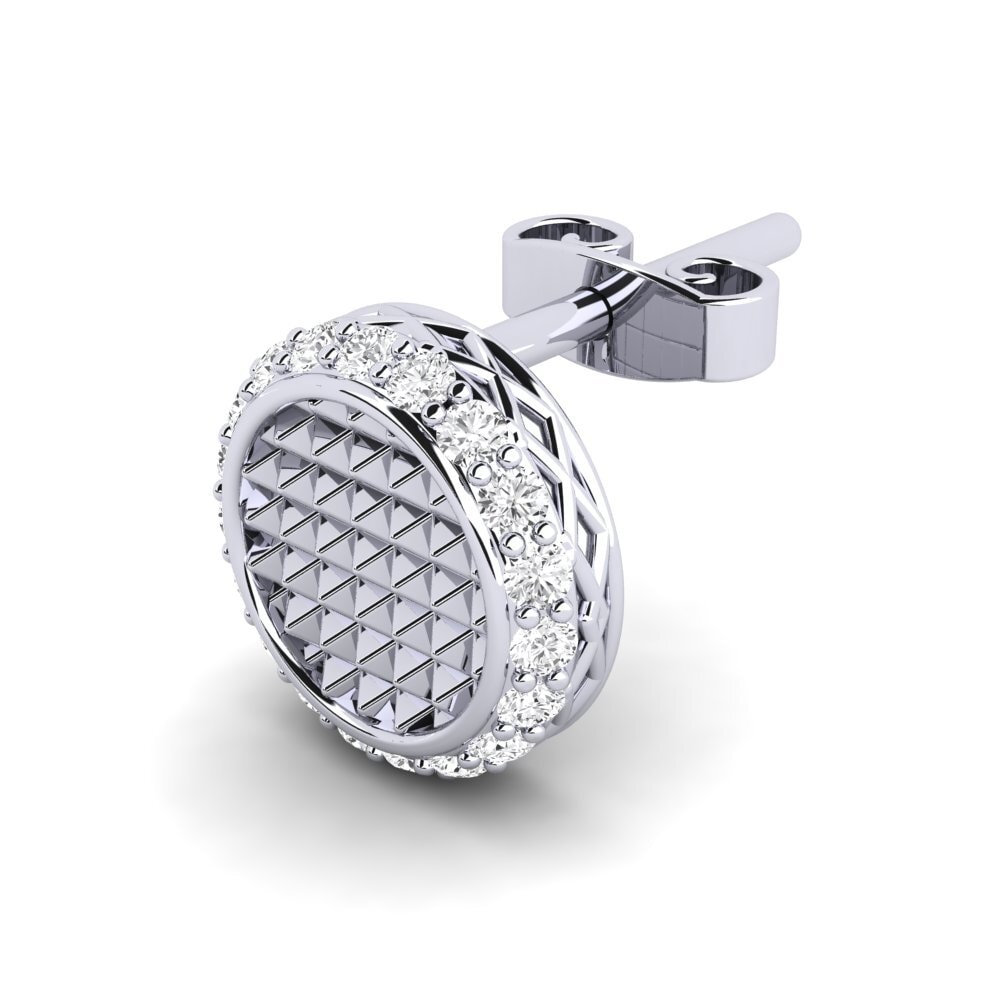 White sapphire Men's Earring Grookey