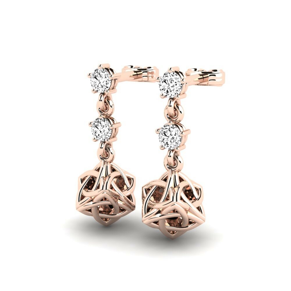 14k Rose Gold Women's Earring Grummer