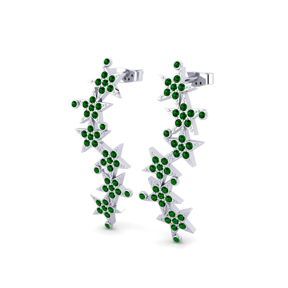 Green Zirconia Earring Grusha