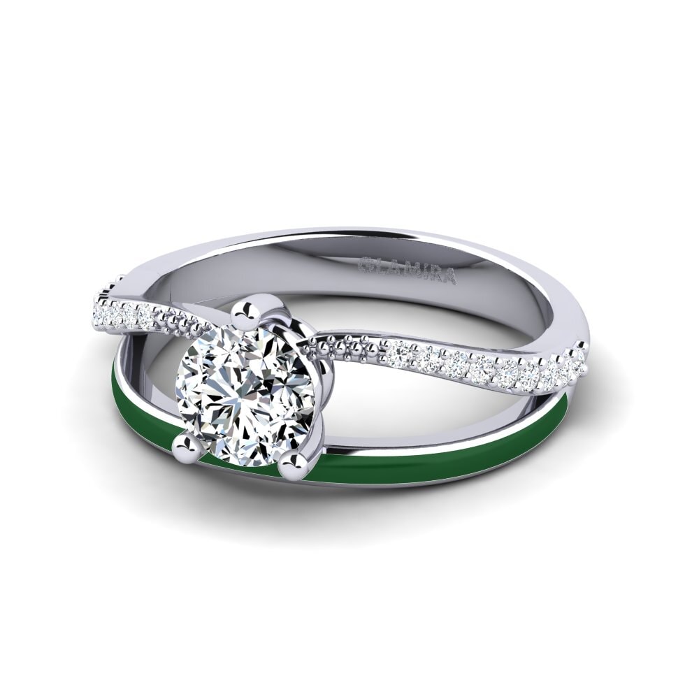 950 Platin Ring Gryn