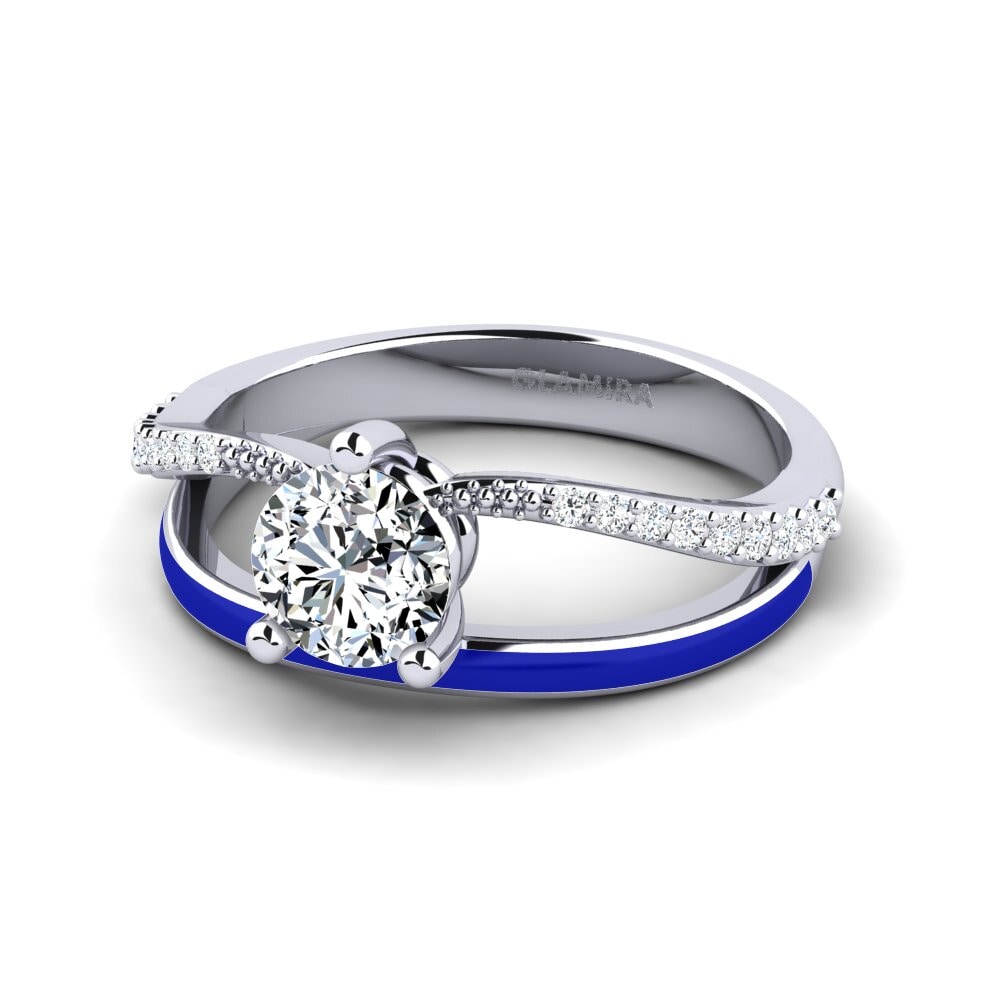 9ct White Gold Ring Gryn