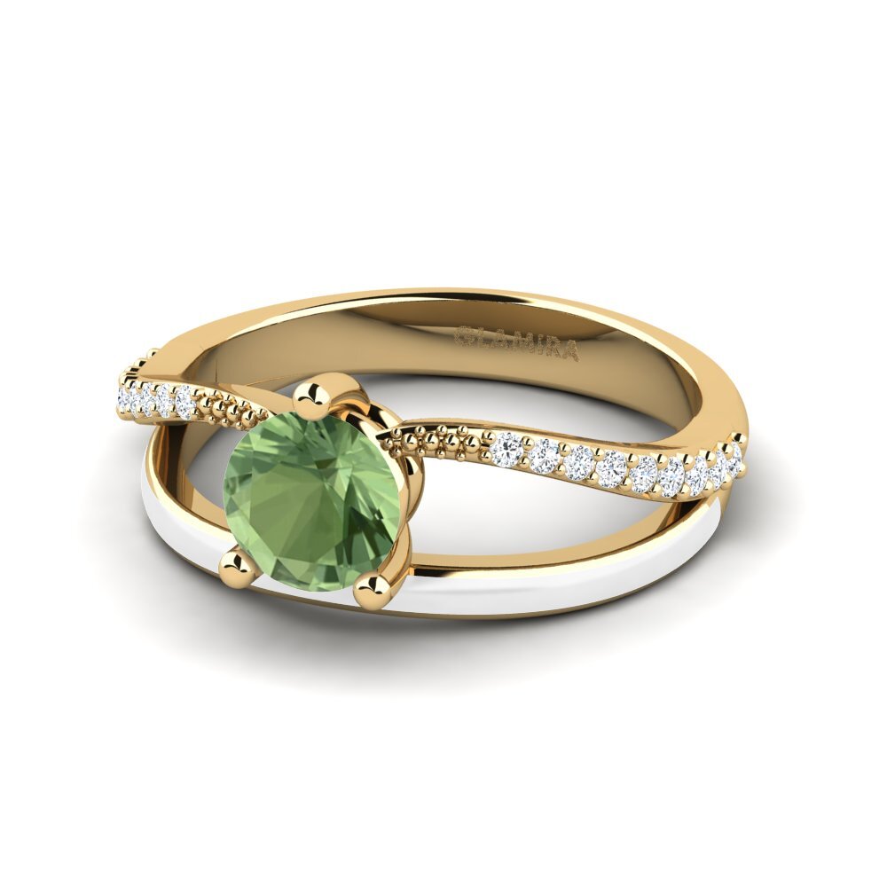 Grüner Saphir Ring Gryn