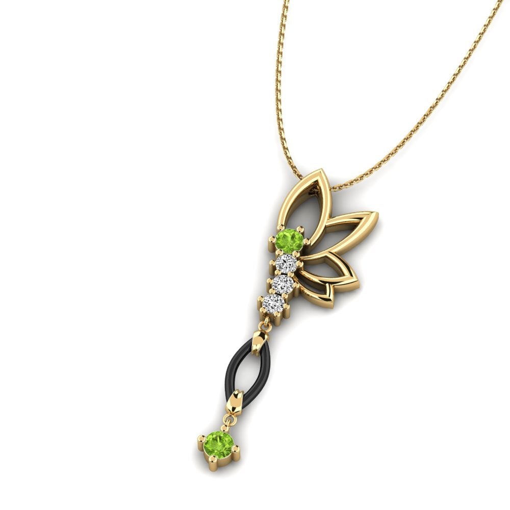 Peridoto Colgante de Mujer Gudina