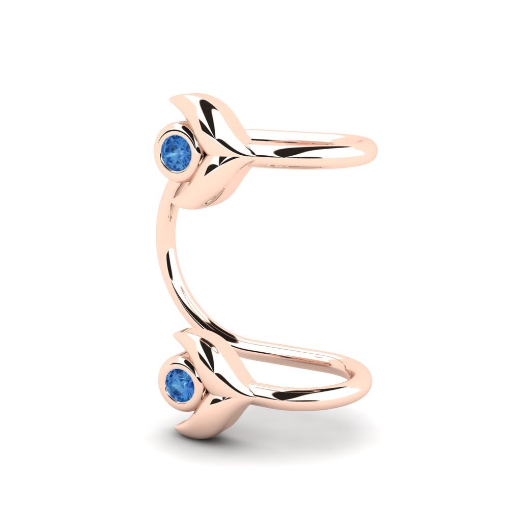 Dark Blue Zirconia Women's Earring Guertin