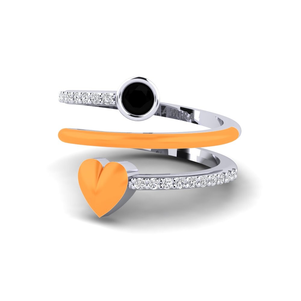 Schwarzer Saphir Ring Gula