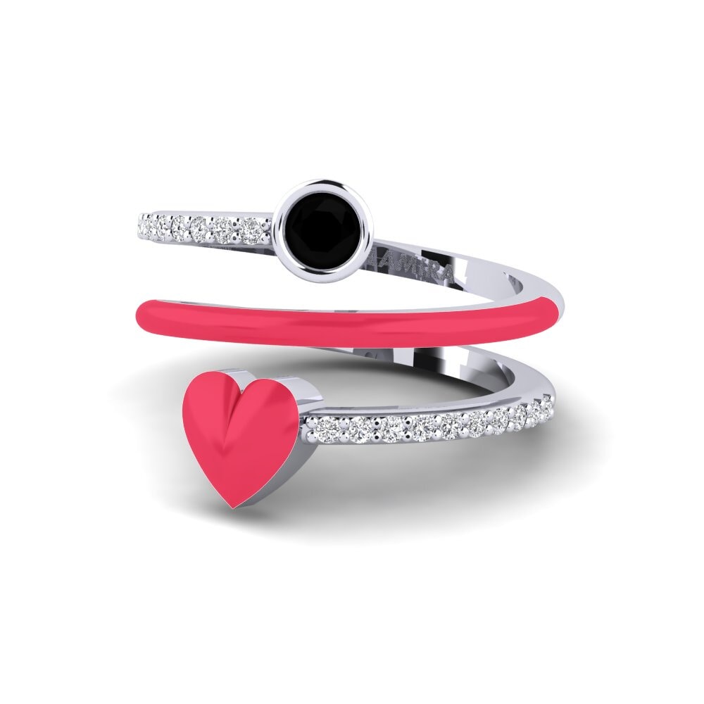 Schwarzer Saphir Ring Gula