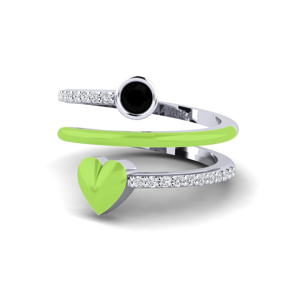 Schwarzer Diamant Ring Gula