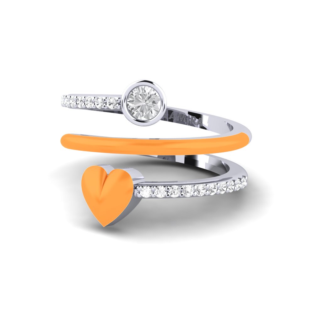 Weißer Saphir Ring Gula