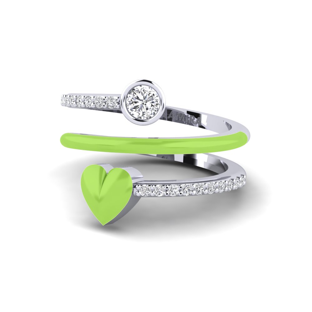 Labor-gezüchteter Diamant Ring Gula