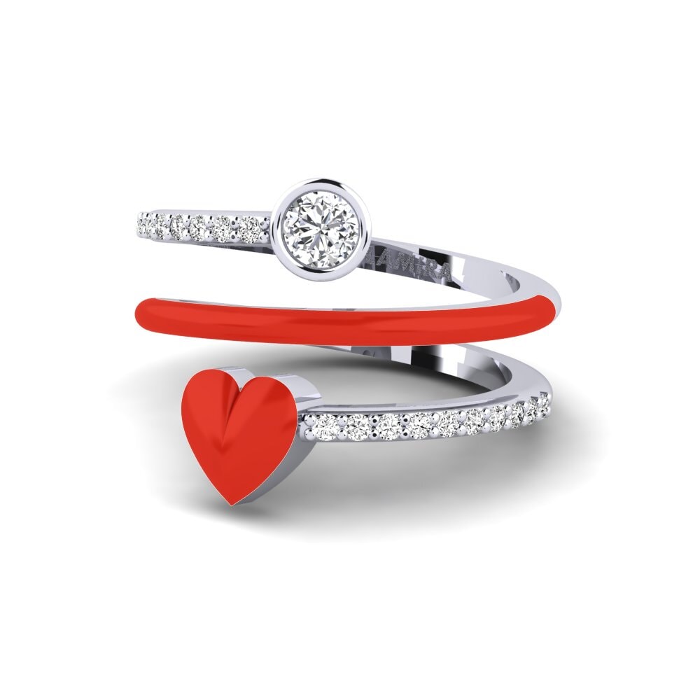 Moissanit Ring Gula