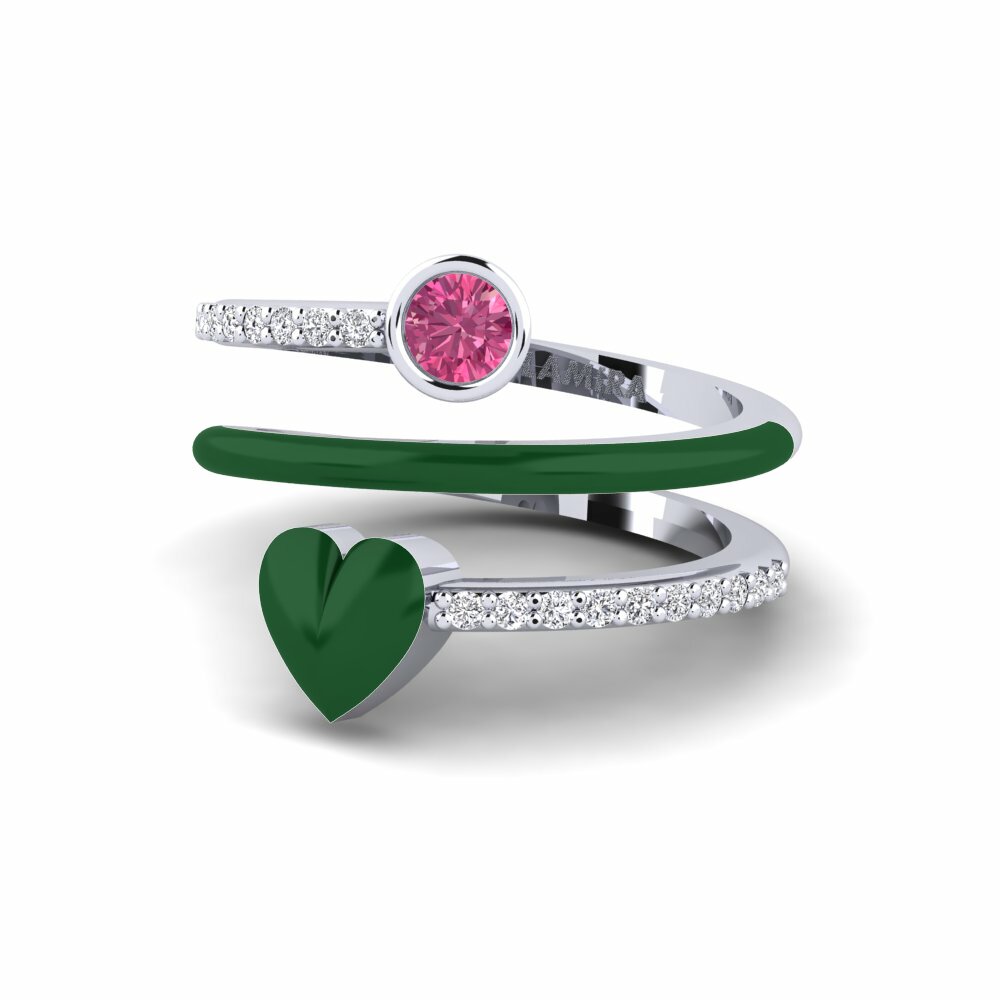 Tourmaline Rose Bague Gula