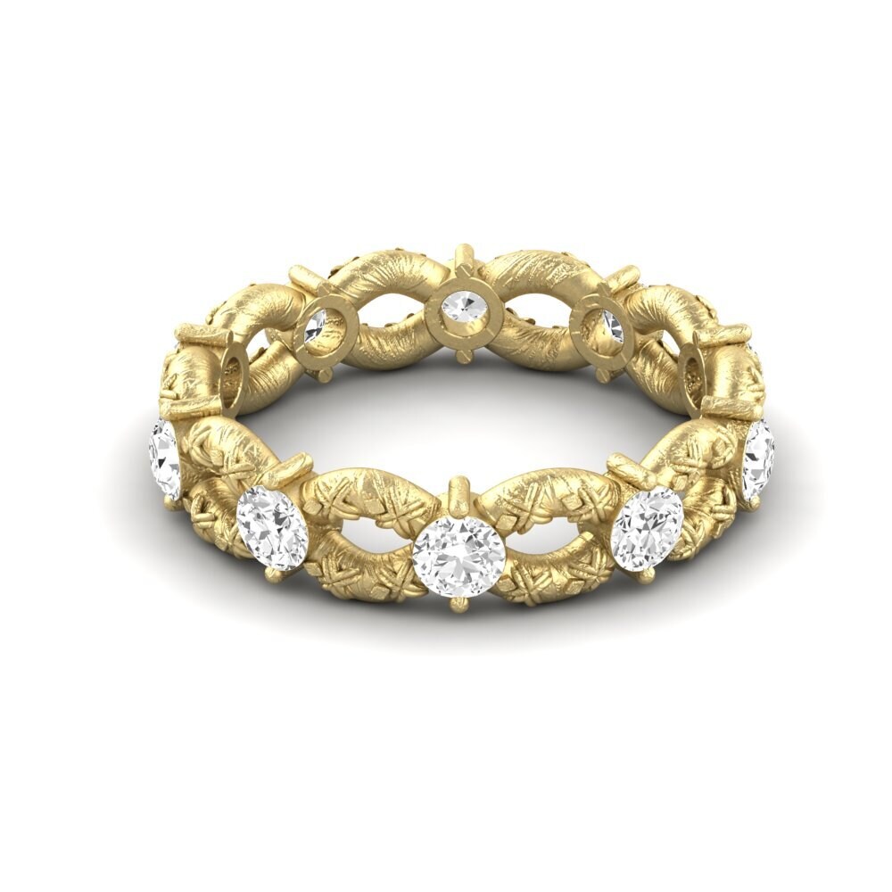 Weißer Saphir Ring Gulaw