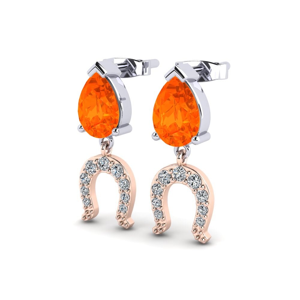 Fire Opal Women's Earring Gullet