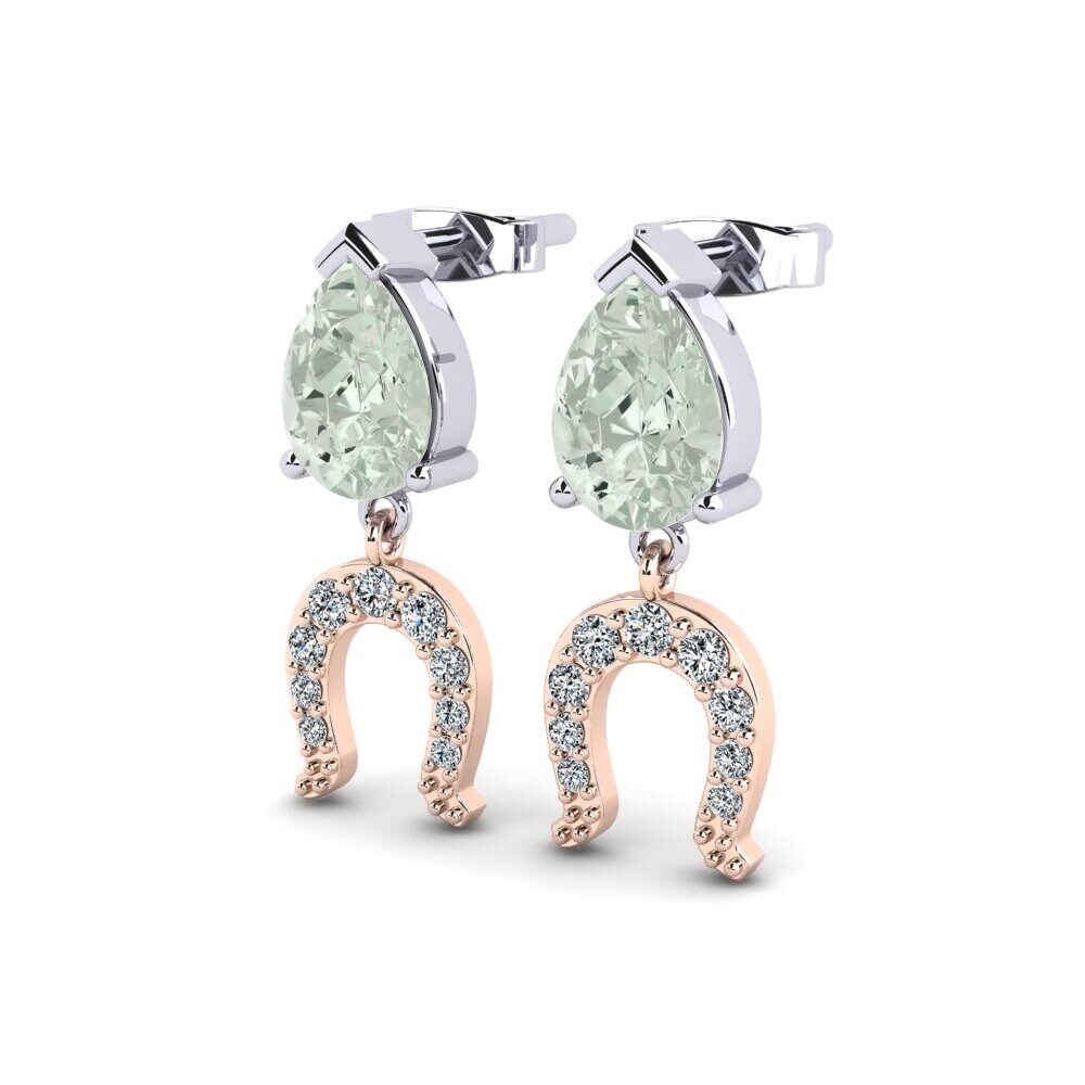 Green Amethyst Women's Earring Gullet