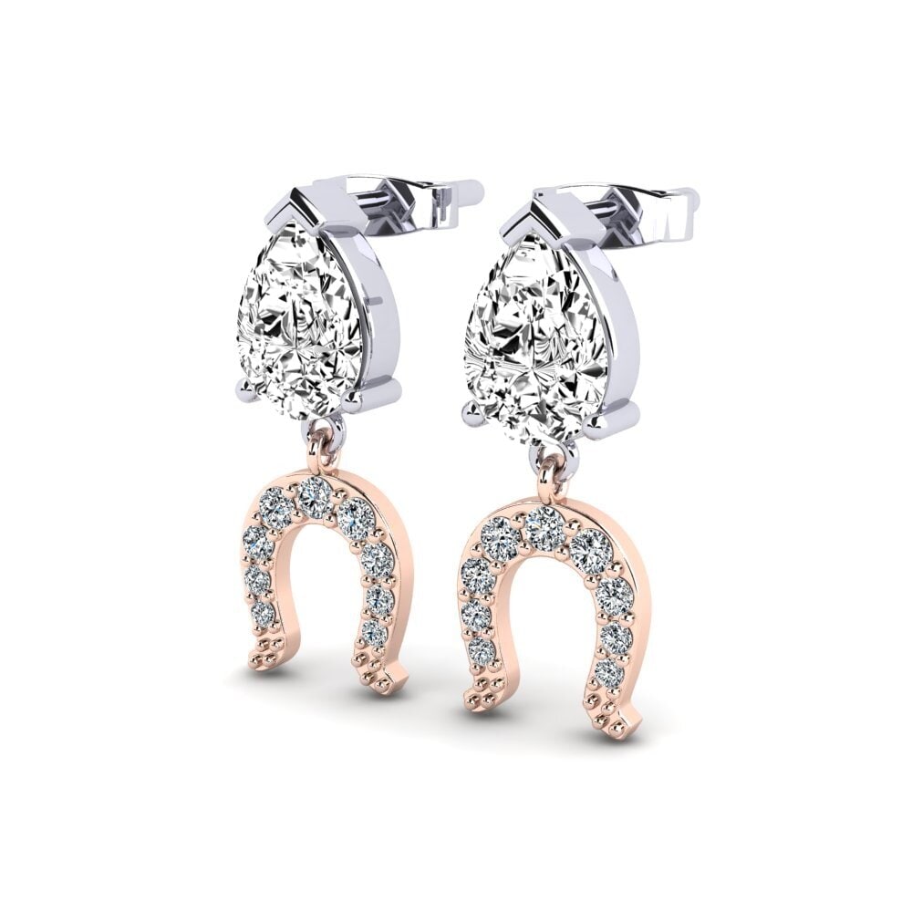 Pear Moissanite Women's Earring Gullet