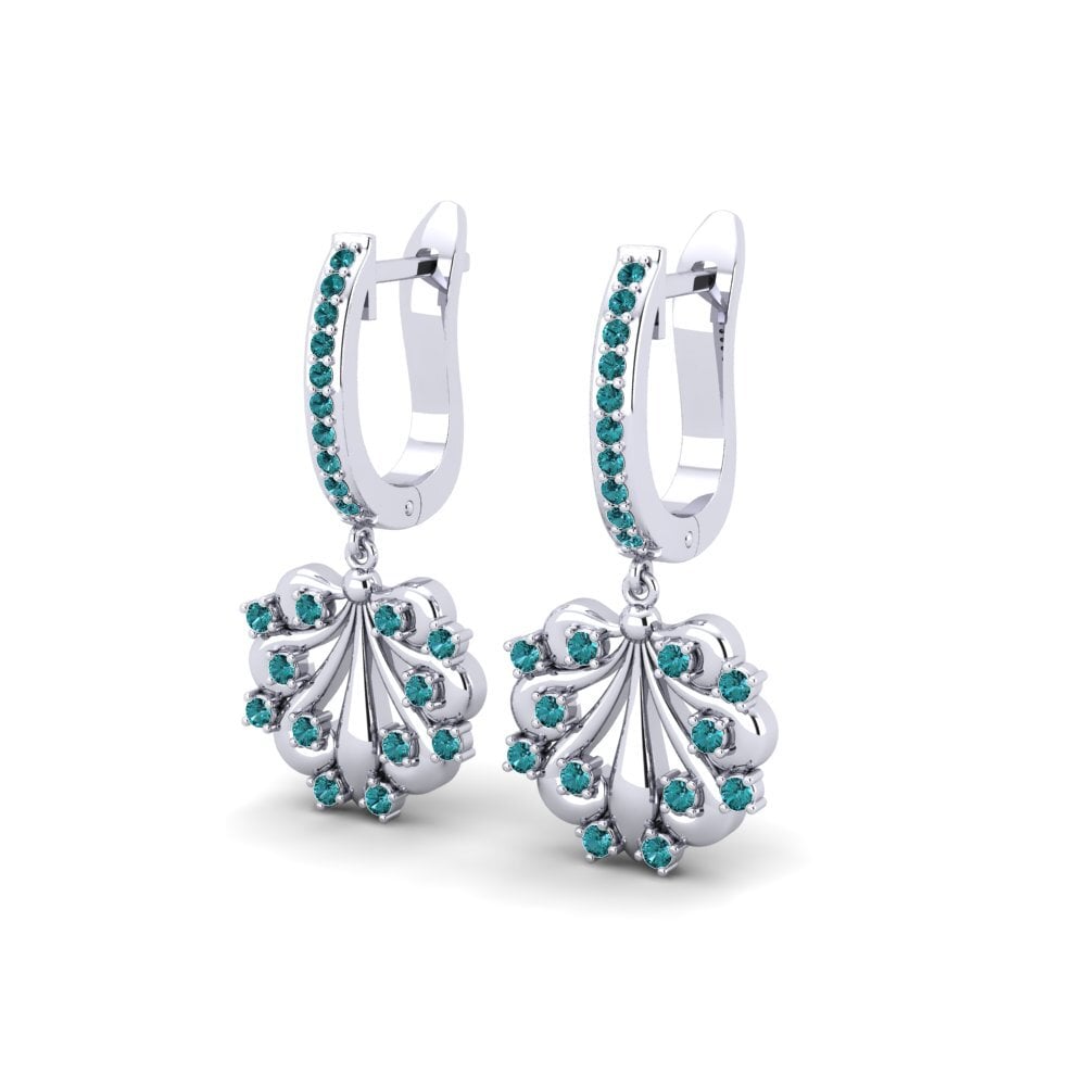 Blue Diamond Women's Earring Gumbo