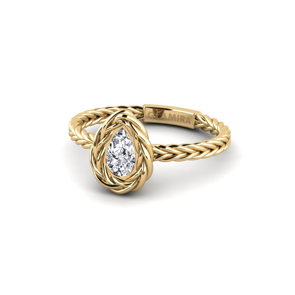 Moissanite Anéis de Mindinho Gunes